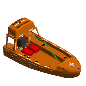 Rescue Boats with Outboard Engine